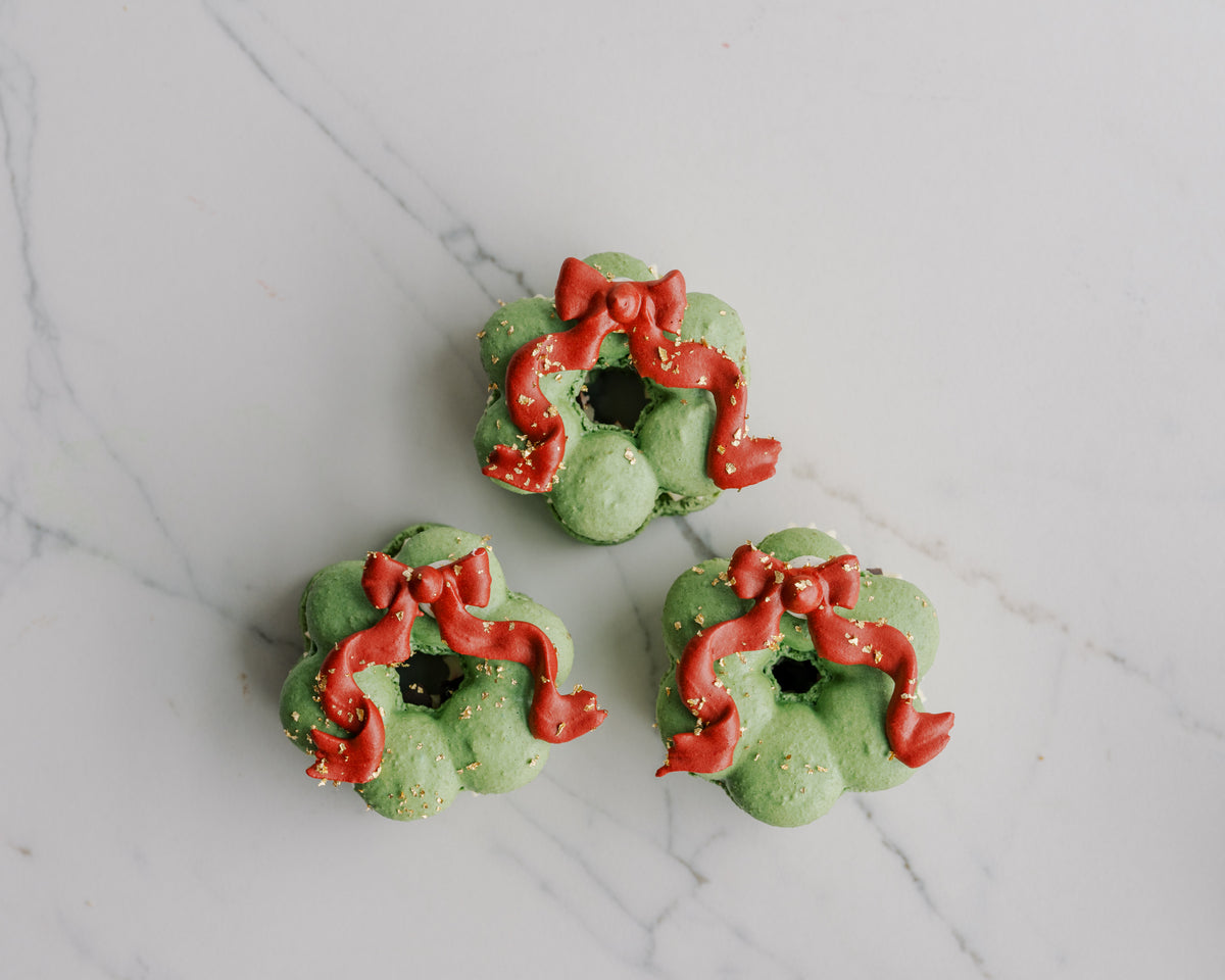 Macaron Gâteau - Peppermint Wreath