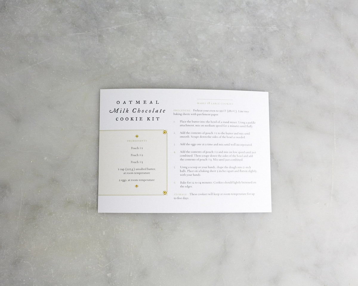 Duchess Cookie Kit: Oatmeal Milk Chocolate